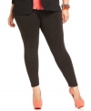 Sport a super-cute look with American Rag's plus size leggings, highlighted by a polka-dot print!