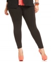 Sport a super-cute look with American Rag's plus size leggings, highlighted by a polka-dot print!