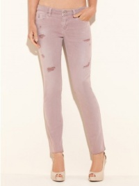 GUESS Brittney Ankle Skinny Distressed Colored, CLEAN CHESHIRE PURPLE (24)