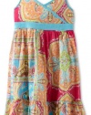 Bloome Girls 7-16 Paisley Printed Sundress, Multi, 8