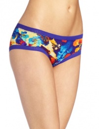 OnGossamer Women's Triple Twist Mesh Boyshort Panty, Tropical Getaway, Medium OnGossamer Women's Triple Twist Mesh Boyshort Panty, Tropical Getaway, Medium