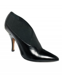 Elegance defined. The Valan dress booties by Donald J Pliner boast a sleek, slip-on silhouette with a chic pointy-toe design. Elegance defined. The Valan dress booties by Donald J Pliner boast a sleek, slip-on silhouette with a chic pointy-toe design.