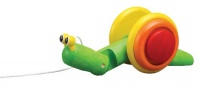 Plan Toy Pull-Along Snail Plan Toy Pull-Along Snail
