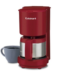 Cuisinart DCC-450R 4-Cup Coffeemaker with Stainless Steel Carafe, Red Cuisinart DCC-450R 4-Cup Coffeemaker with Stainless Steel Carafe, Red