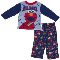 AME Sleepwear Elmo Football Plays Pajamas for Toddler Boys 4T AME Sleepwear Elmo Football Plays Pajamas for Toddler Boys 4T