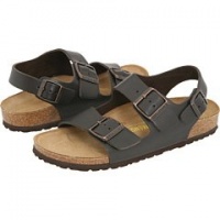 Birkenstock Milano Leather Sandals - Hunter Brown 37 M EU