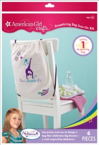 American Girl Crafts Drawstring Bag Iron-on Kit, McKenna Girl of The Year 2012 American Girl Crafts Drawstring Bag Iron-on Kit, McKenna Girl of The Year 2012