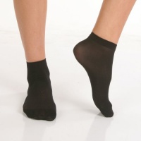 Angelina 40D Nylon Ankle Socks, 6 Pairs per Pack Angelina 40D Nylon Ankle Socks, 6 Pairs per Pack
