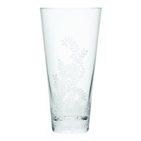 Vera Wang by Wedgwood Traveling Vines Cylindrical 10-Inch Glass Vase Vera Wang by Wedgwood Traveling Vines Cylindrical 10-Inch Glass Vase