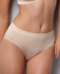Seamless, smooth styling makes this high-cut B Smooth Wacoal brief invisible under everything you wear. Features seamless waistband for comfort. Style #834175