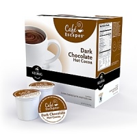 A grown up hot chocolate, featuring elegant and satisfying dark chocolate, with rich European sophistication.