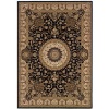 Couristan 6257/1000 HIMALAYA Sarouk 47-Inch by 63-Inch Polypropylene Area Rug, Ebony