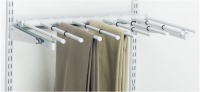 Rubbermaid 3J06 Configurations Seven-Pair Pants Rack, White Rubbermaid 3J06 Configurations Seven-Pair Pants Rack, White