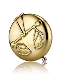 September 23 - October 22. Diplomatic and charming, you thrive on happy and long-lasting relationships. Enjoy these golden scales, decorated with a brilliant birthstone clasp made of pink crystal. Filled and refillable with Lucidity Translucent Pressed Powder (small size refill). Beautifully boxed, with a velvety pouch. September 23 - October 22. Diplomatic and charming, you thrive on happy and long-lasting relationships. Enjoy these golden scales, decorated with a brilliant birthstone clasp made of pink crystal. Filled and refillable with Lucidity Translucent Pressed Powder (small size refill). Beautifully boxed, with a velvety pouch.