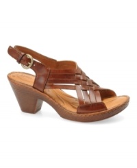 Dream weaver: The Carrine sandals from Born add a rich finish to any style with their vintage-inspired box weave vamp, luxe leather and smart heel. Dream weaver: The Carrine sandals from Born add a rich finish to any style with their vintage-inspired box weave vamp, luxe leather and smart heel.