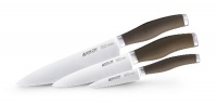Anolon Advanced Bronze Collection Santoprene Cutlery 3-Piece Chef Set, Bronze Anolon Advanced Bronze Collection Santoprene Cutlery 3-Piece Chef Set, Bronze