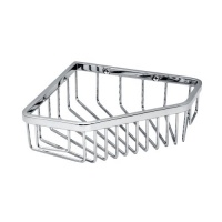 Gatco 1499 8 Inch Shower or Tub Corner Basket, Chrome Gatco 1499 8 Inch Shower or Tub Corner Basket, Chrome
