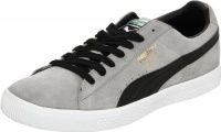 PUMA Clyde Script Lace-Up Fashion Sneaker,Limestone Gray/Black,9 D US PUMA Clyde Script Lace-Up Fashion Sneaker,Limestone Gray/Black,9 D US