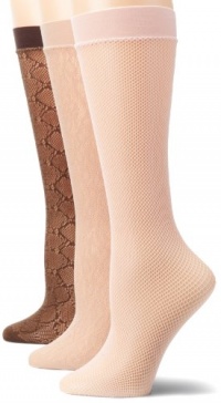Nine West Women's 3 Pack Animal Trouser Socks Nine West Women's 3 Pack Animal Trouser Socks