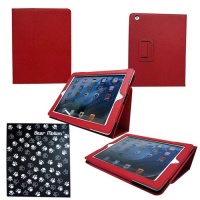 Bear Motion ® Premium Folio Case for iPad 2 / iPad 3 (the new iPad) With Built-in Stand for iPad3 - Red OGP Bear Motion ® Premium Folio Case for iPad 2 / iPad 3 (the new iPad) With Built-in Stand for iPad3 - Red OGP