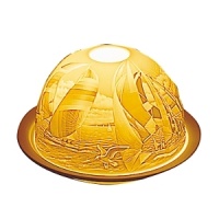 In the world of French art de vivre, Bernardaud is considered the symbol of elite refinement and luxury. A porcelain creation signed by Bernardaud is always appreciated and recognized the world over. Bernardaud artisans use the same technique of hand-sculpting fine, bisque porcelain that was first demonstrated by French artist Paul de Bourgoing in 1828. The glow of a candle shines through the raised and carved surface to contrast light against shadow, revealing a richly detailed design. Bernardaud VotiveLight™ candles add a warm, decorative glow to any room of the home. For a dramatic effect, or to create a festive ambiance, delight your dinner guests by replacing traditional candles with a Bernardaud VotiveLight™. In the world of French art de vivre, Bernardaud is considered the symbol of elite refinement and luxury. A porcelain creation signed by Bernardaud is always appreciated and recognized the world over. Bernardaud artisans use the same technique of hand-sculpting fine, bisque porcelain that was first demonstrated by French artist Paul de Bourgoing in 1828. The glow of a candle shines through the raised and carved surface to contrast light against shadow, revealing a richly detailed design. Bernardaud VotiveLight™ candles add a warm, decorative glow to any room of the home. For a dramatic effect, or to create a festive ambiance, delight your dinner guests by replacing traditional candles with a Bernardaud VotiveLight™.