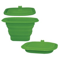green sprouts Collapsible Silicone Storage Bowl, Green green sprouts Collapsible Silicone Storage Bowl, Green