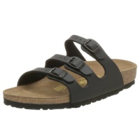 Birkenstock Florida Birko-Flor Triple Strap Sandal,Black,40 M EU Birkenstock Florida Birko-Flor Triple Strap Sandal,Black,40 M EU