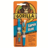 Gorilla Glue 7800101 Super Glue Tubes, 2-Piece, 3 Gram Gorilla Glue 7800101 Super Glue Tubes, 2-Piece, 3 Gram
