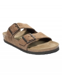 The classic two-strap Birkenstock is your go-to comfort slide. The classic two-strap Birkenstock is your go-to comfort slide.