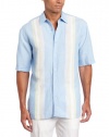 Cubavera Men's Big-Tall Engineered Panel Shirt