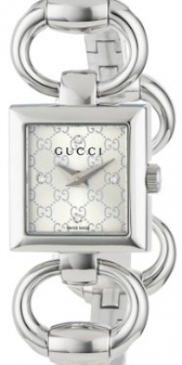 Gucci Women's YA120508 Tornabuoni Square Silver Dial Watch Gucci Women's YA120508 Tornabuoni Square Silver Dial Watch