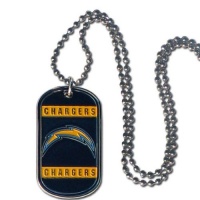 NFL San Diego Chargers Dog Tag Necklace NFL San Diego Chargers Dog Tag Necklace