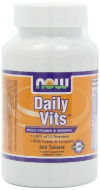 Now Foods Daily Vitamins Multi, Tablets, 250-Count