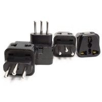 OREI 2 in 1 USA to Switzerland Adapter Plug (Type J) - 4 Pack, Black OREI 2 in 1 USA to Switzerland Adapter Plug (Type J) - 4 Pack, Black