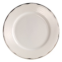 Missoni Home's Merry White range brings Missoni's fashionable flair to dinnerware in a subtle way. Gorgeous precious platinum edging in subtle patterns to complement any contemporary dinner table. Missoni Home's Merry White range brings Missoni's fashionable flair to dinnerware in a subtle way. Gorgeous precious platinum edging in subtle patterns to complement any contemporary dinner table.