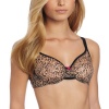 Betsey Johnson Women's Stretch Lace Underwire Demi Bra