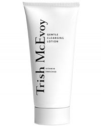 Trish McEvoys Gentle Cleansing Lotion is a luxurious moisturizing cream cleanser designed to gently remove makeup, impurities, pore-clogging oils and environmental debris.* Ideal for normal-to-dry skin* Can be used dry and tissued offAfter removing your eye makeup, wet your face thoroughly with tepid water. Squeeze a dime-sized amount of the lotion onto your fingertips. Massage onto skin. Cup your hands and rinse at least ten times. Or to use without water, simply apply and remove with tissue. Trish McEvoys Gentle Cleansing Lotion is a luxurious moisturizing cream cleanser designed to gently remove makeup, impurities, pore-clogging oils and environmental debris.* Ideal for normal-to-dry skin* Can be used dry and tissued offAfter removing your eye makeup, wet your face thoroughly with tepid water. Squeeze a dime-sized amount of the lotion onto your fingertips. Massage onto skin. Cup your hands and rinse at least ten times. Or to use without water, simply apply and remove with tissue.