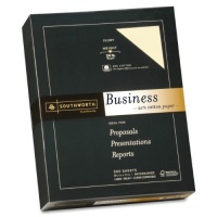 Southworth 25% Cotton Business Paper, 8.5 x 11 Inches, 24 lb, Ivory, 500 per Box (404IC) Southworth 25% Cotton Business Paper, 8.5 x 11 Inches, 24 lb, Ivory, 500 per Box (404IC)