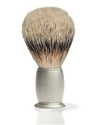 The Art of Shaving manufactures and handcrafts each Shaving Brush using only the finest badger hair available. All of our brush handles are designed for elegance and durability, as well as for their comfortable shape. For optimum results: Prepare your skin with Pre-Shave Oil. Apply Shaving Cream with Shaving Brush to generate a rich warm lather, soften and lift the beard, open pores, bring sufficient water to the skin and gently exfoliate. Soothe, refresh and regenerate the skin after shaving with After-Shave Balm. The Art of Shaving manufactures and handcrafts each Shaving Brush using only the finest badger hair available. All of our brush handles are designed for elegance and durability, as well as for their comfortable shape. For optimum results: Prepare your skin with Pre-Shave Oil. Apply Shaving Cream with Shaving Brush to generate a rich warm lather, soften and lift the beard, open pores, bring sufficient water to the skin and gently exfoliate. Soothe, refresh and regenerate the skin after shaving with After-Shave Balm.