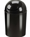 Umbra Mini Recycled Polypropylene Waste Can, Black
