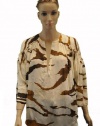 Roberto Cavalli - Silk Tunic Flower Blouse Shirt, 40, Multicolor