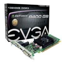 EVGA GeForce 8400 GS 1 GB DDR3 PCI Express 2.0 DVI/HDMI/VGA Graphics Card, 01G-P3-1302-LR EVGA GeForce 8400 GS 1 GB DDR3 PCI Express 2.0 DVI/HDMI/VGA Graphics Card, 01G-P3-1302-LR