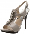 MICHAEL Michael Kors Women's Mk Rings T Strap Sandal,Vanilla,7.5 M US