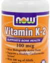 NOW Foods Vitamin  K-2,100mcg,  100 Vcaps