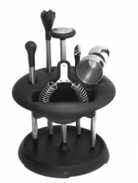 Metrokane Rabbit 6 Piece Bar Tool Set with Caddy Metrokane Rabbit 6 Piece Bar Tool Set with Caddy