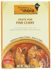 Kitchens Of India Curry Paste For Fish Curry, 3.5-Ounce Boxes (Pack of 6) Kitchens Of India Curry Paste For Fish Curry, 3.5-Ounce Boxes (Pack of 6)