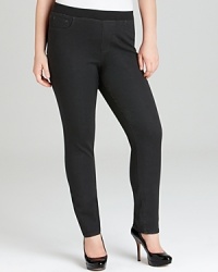 Not Your Daughter's Jeans Claire Pull On Denim Leggings in Grey/Black Wash Not Your Daughter's Jeans Claire Pull On Denim Leggings in Grey/Black Wash