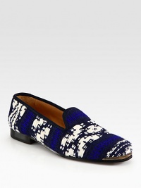 Comfortable wool-blend favorite in vivid hues, finished with smooth leather trim and a comfortable padded sole. 60% wool/40% cotton upper with leather trimLeather lining and solePadded insoleImported Comfortable wool-blend favorite in vivid hues, finished with smooth leather trim and a comfortable padded sole. 60% wool/40% cotton upper with leather trimLeather lining and solePadded insoleImported