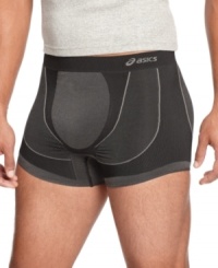 Stay supported with Asics compression boxers designed to keep you comfortable no matter how many miles you go. Stay supported with Asics compression boxers designed to keep you comfortable no matter how many miles you go.