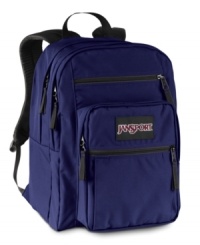 Take life by the straps! Two large main compartments give you even more room to comfortably carry everything you need to get through the day... and conquer it. A padded back panel and ergonomic S-curve shoulder straps help bear the load so you can speed ahead. Lifetime warranty. Take life by the straps! Two large main compartments give you even more room to comfortably carry everything you need to get through the day... and conquer it. A padded back panel and ergonomic S-curve shoulder straps help bear the load so you can speed ahead. Lifetime warranty.